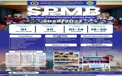 Brosur SPMB MTsS AN NISAA Batam KotaTahun Pelajaran 2026/2027